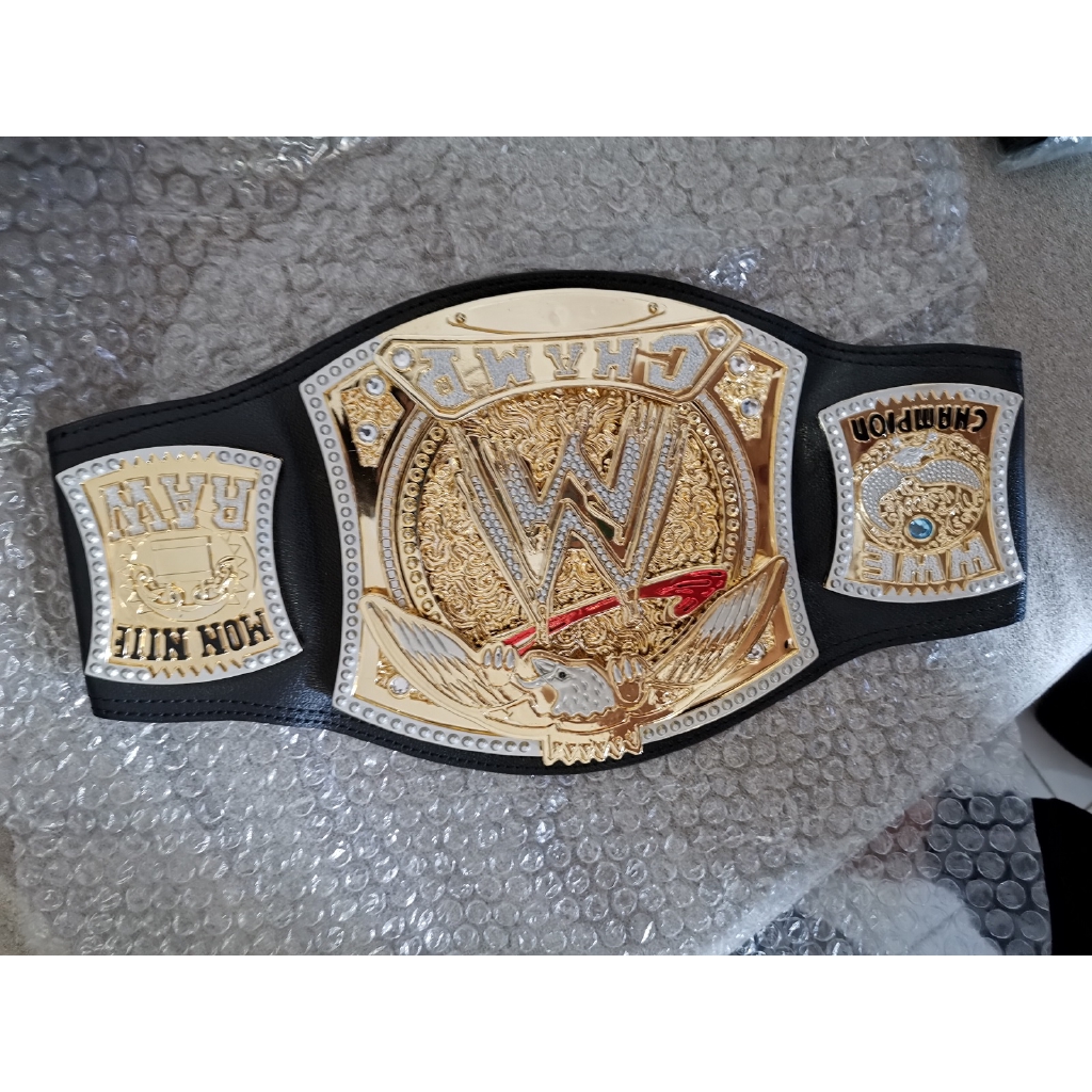 Wwe Wrestling Monday Nite Raw Championship Spinner Belt Toy Belt Shopee Malaysia