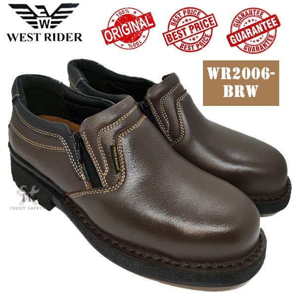 ( SIZE 3945 ) West Rider Mens Low Cut SlipOn Safety Shoes / Boots