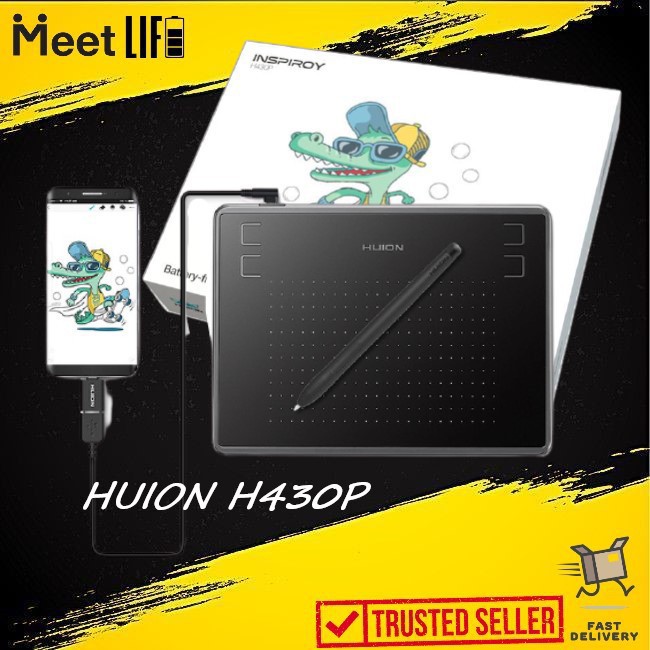 stylus pen drawing tablet apple pencil HUION inspiroy H430P Graphic