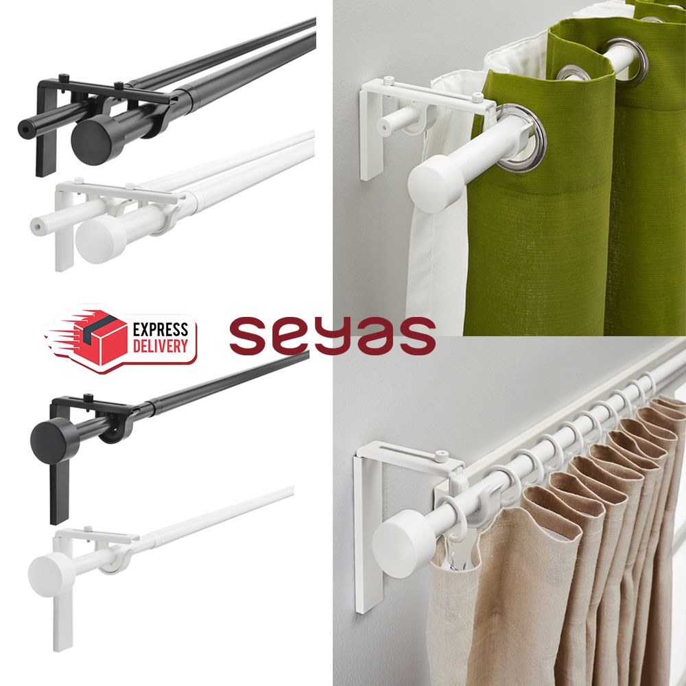 Ikea Curtain Rod Holder Set Langsir Tingkap IKEA Langsir Bilik Bracket