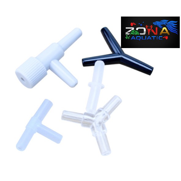 Ready Stock | Aquarium I | L | T | Y | X-Shape Oxygen Pump | Air Tubing Connector | System Aquarium