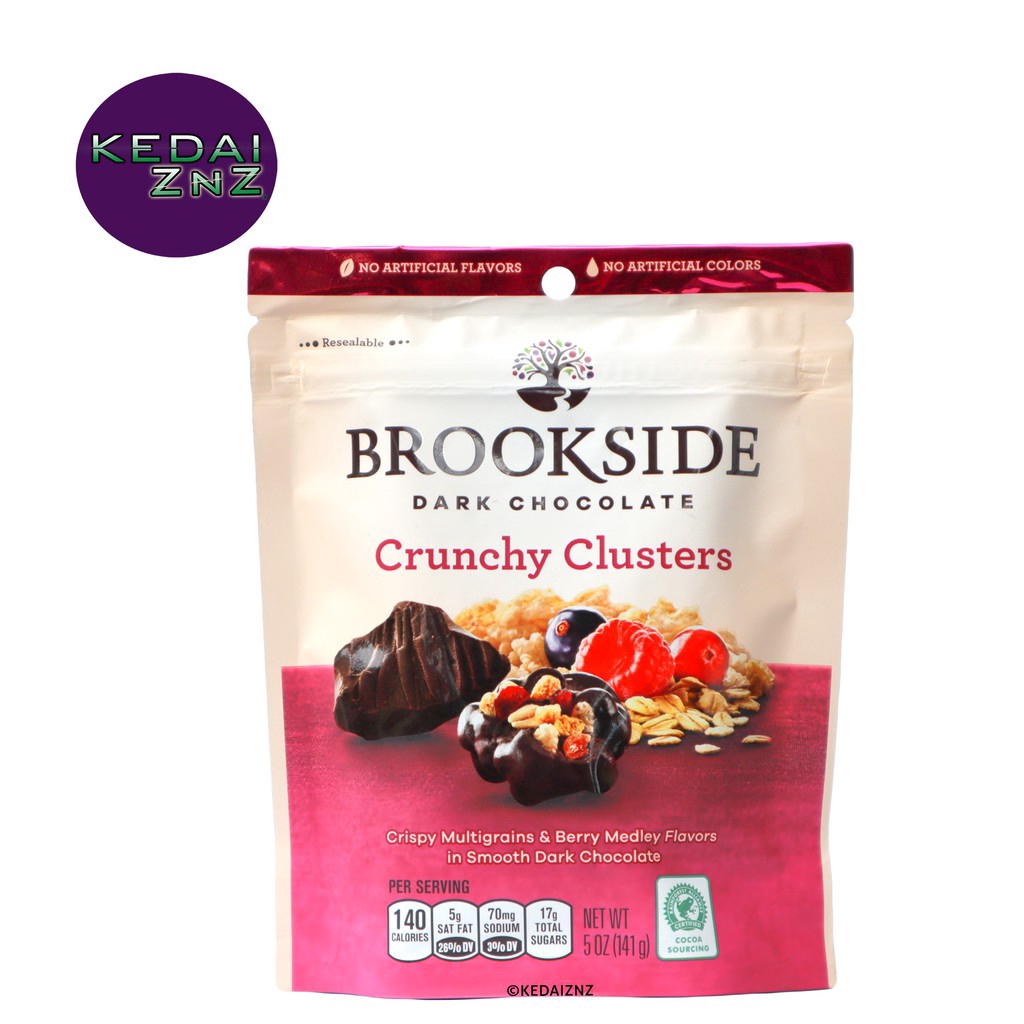 Chocolate BROOKSIDE Dark Chocolate Crunchy Clusters Flavours 141g
