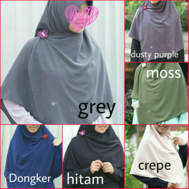 Khimar square by hijab alila