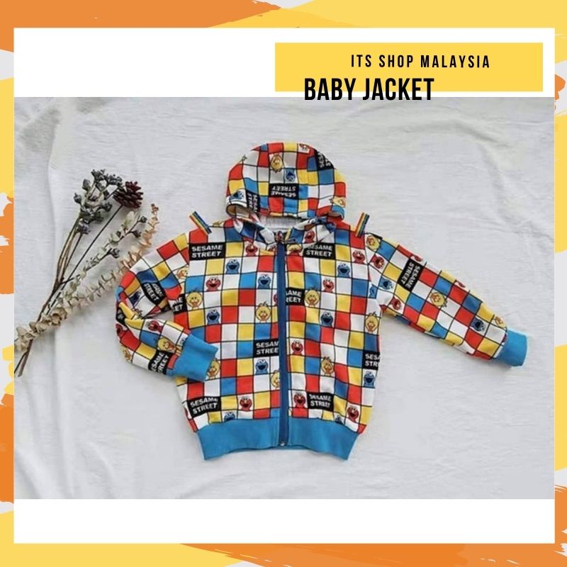 Baby Jacket sesame street elmo jacket Baby boy's Clothing Childrens Jacket  Girl's Jacket | Shopee Malaysia