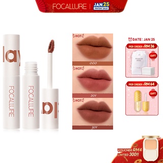 【3 Days Delivery】Focallure Velvet-Mist Matte Mousse lip matte lips gloss  &  silky Smooth Lipstick &  mist  beauty mist lipmatte lipstick makeup