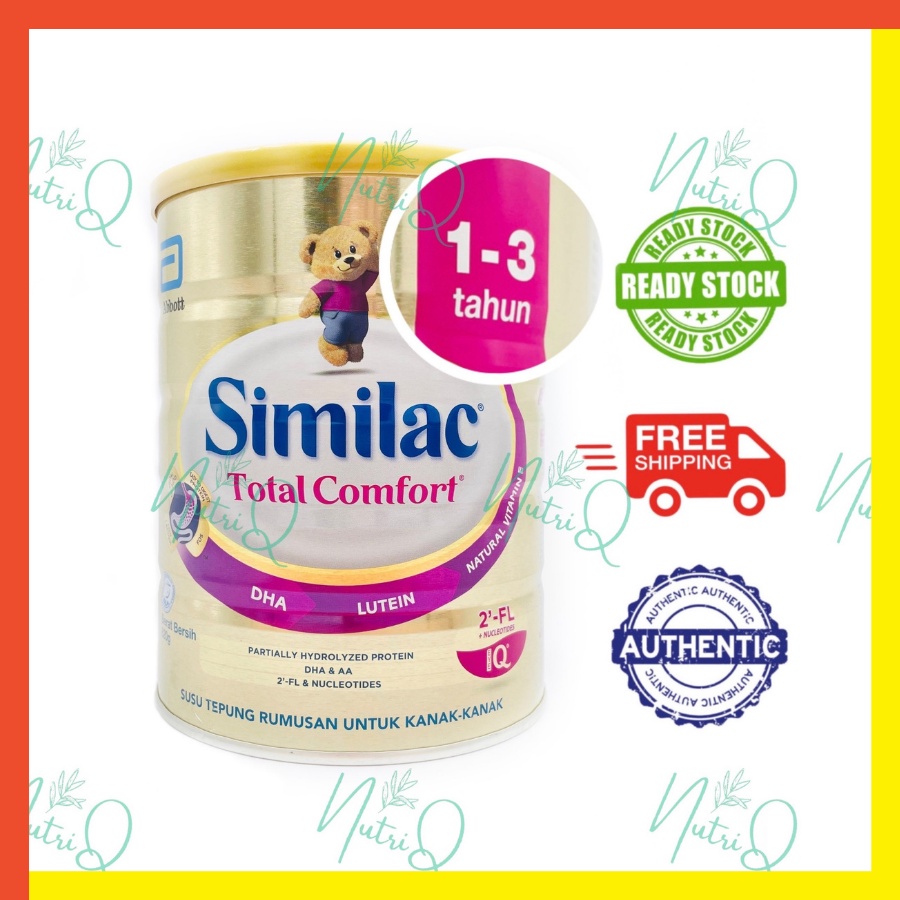 Similac Total Comfort 1 to 3 years Baby Milk Formula Powder 820g Abbott 奶粉 Susu Bayi DHA Lutein Vitamin E