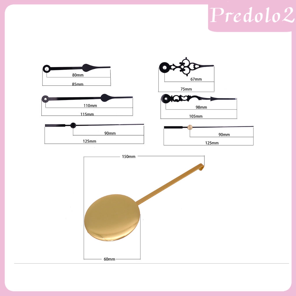 Quality Versatile Wall Pendulum Clock Chime Westminster Melody Mechanism Movement DIY Set Durable - Image 2