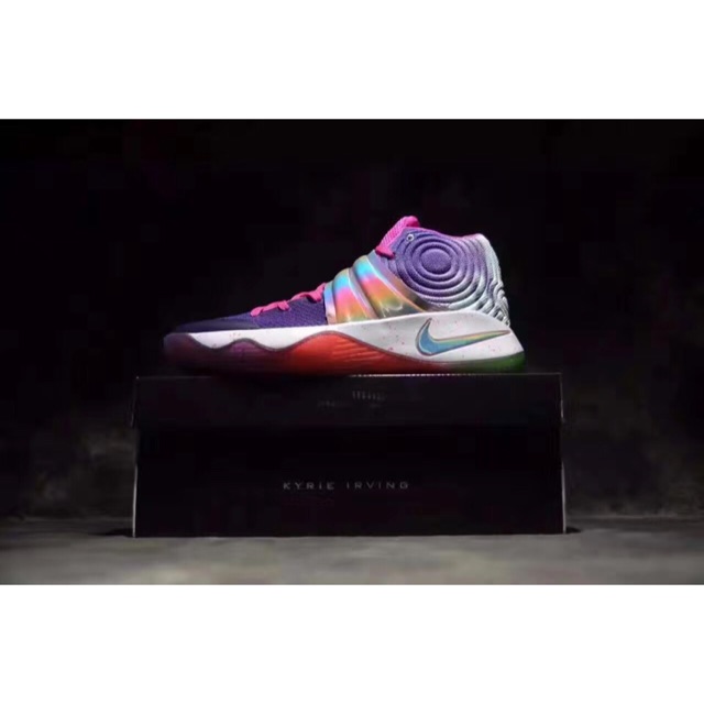 kyrie irving rainbow shoes