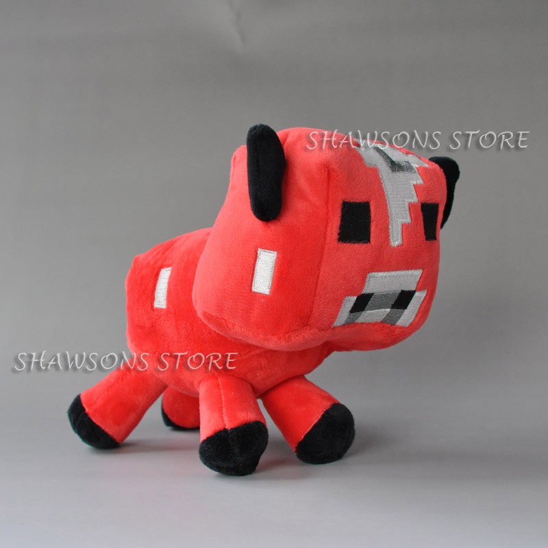 Minecraft Plush Stuffed Toys The Cow Pig Sheep Squid Wolf Bat Skeleton Soft Dolls Shopee Malaysia