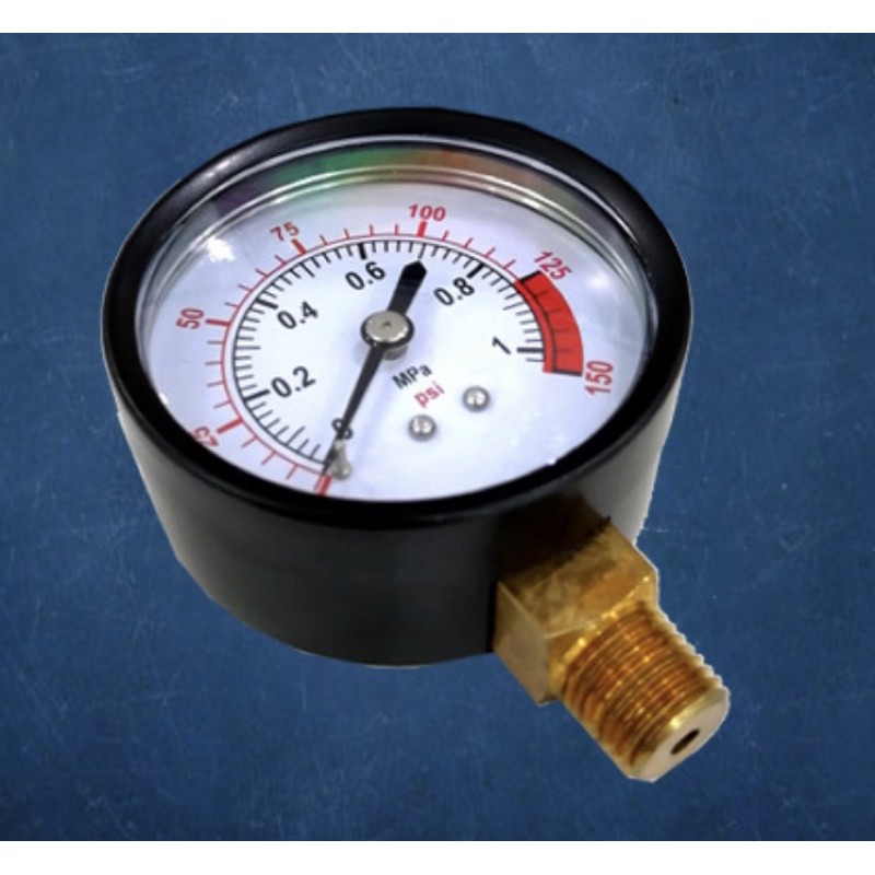 Filter Water Pressure Gauge 150PSI Side Mount 1/4 Shopee Malaysia