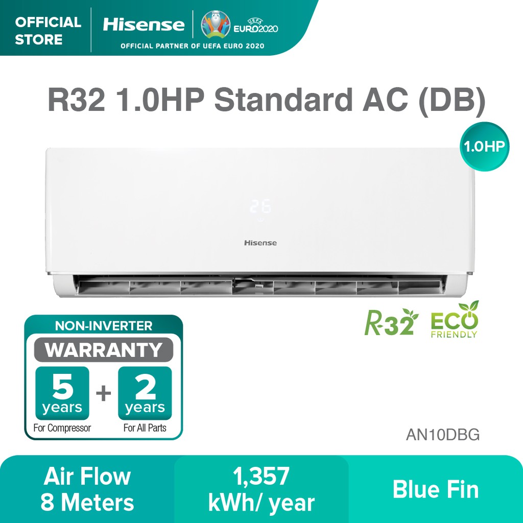 Hisense Standard Air Conditioner (1.0HP) AN10DBG | Shopee Malaysia