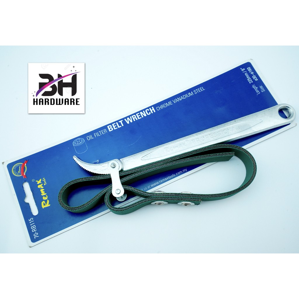 Remax Oil Filter Belt Wrench Opener (30160mm) Shopee Malaysia