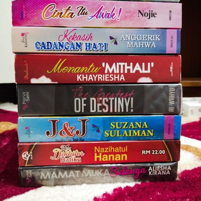 Buy Jualan Gudang Buku Novel Melayu Adaptasi Drama Murah 