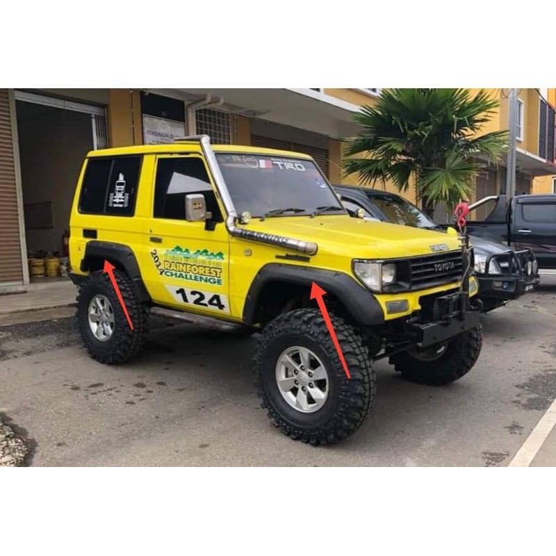 Ready Stock Land Cruiser Lc2 2 Door Fender Flares
