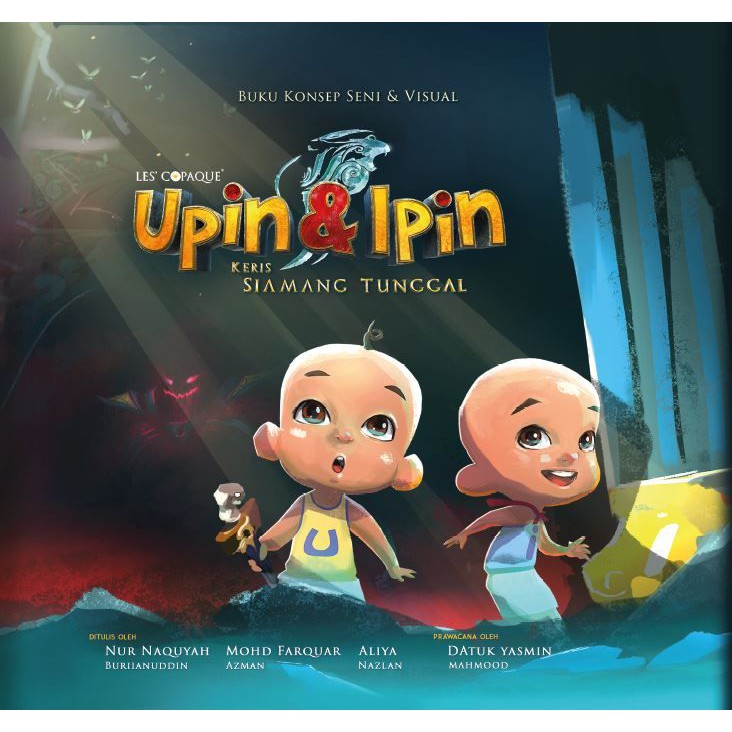 K Buku Konsep Seni Visual Upin Ipin Keris Siamang Tunggal Shopee Malaysia