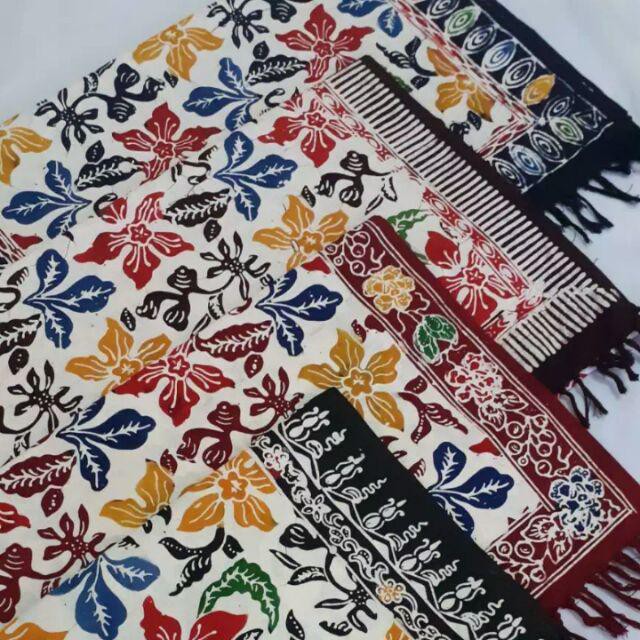 Alas Meja Tamu Panjang Taplak Meja Tamu Motif Batik Perkalongan Shopee Malaysia