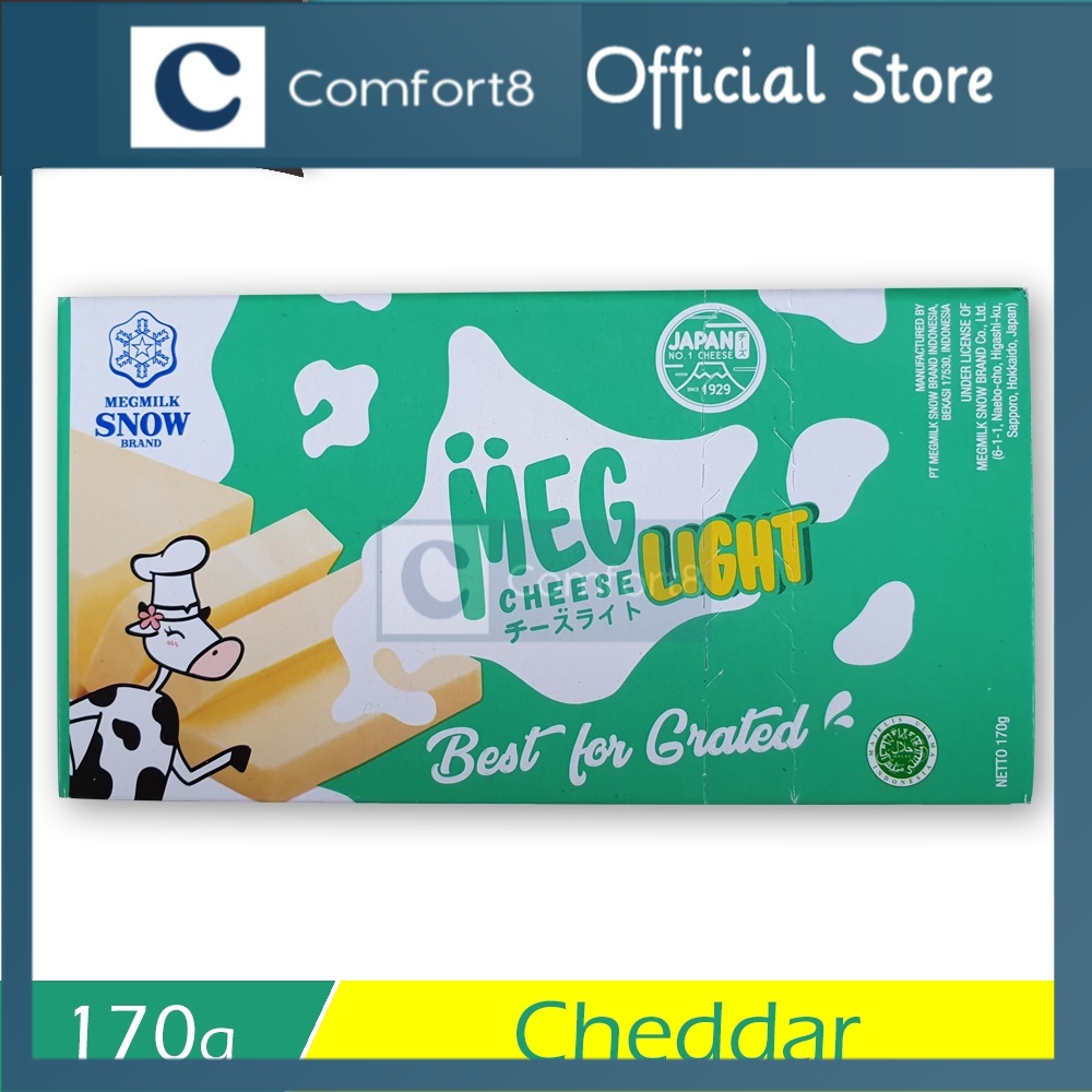 Meg Cheddar Cheese Light 170g Shopee Malaysia