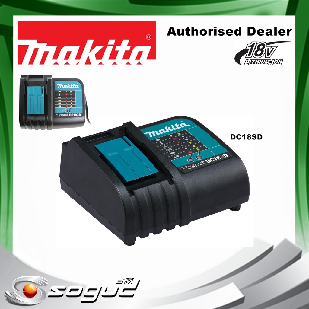 MAKITA DC18SD 18V 14.4V BATTERY CHARGER FOR CORDLESS DRILL BATTERY PACK