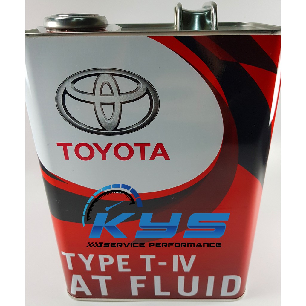 TOYOTA (4 liters) AUTO TRANSMISSION FLUID Type TIV (ATF) GEAR OIL