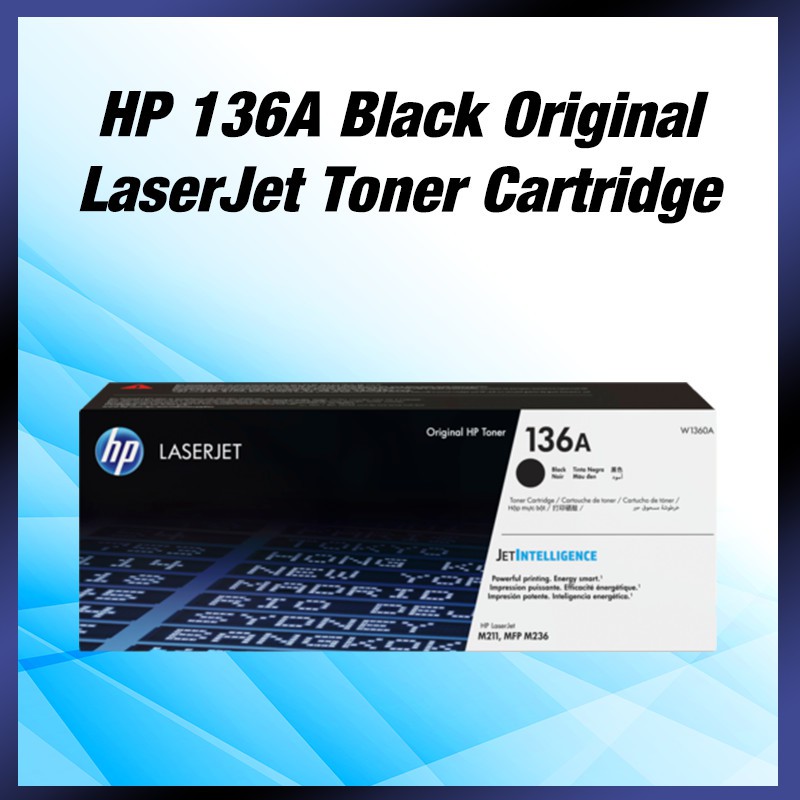 Hp 136a Black Original Laserjet Toner Cartridge W1360a Shopee Malaysia 4090