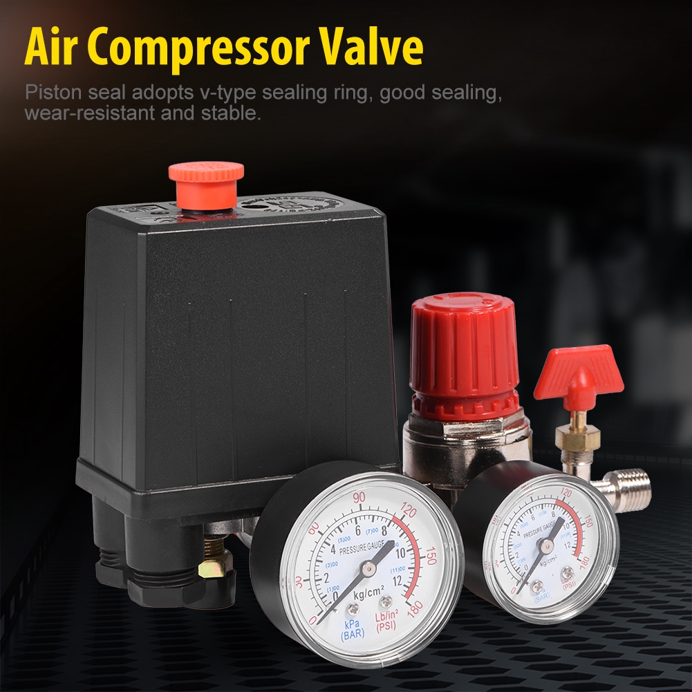 Premium Quality Power Up Your Air Compressor Our Pressure Switch Control Valve Regulator Gauge Local Seller - Image 2