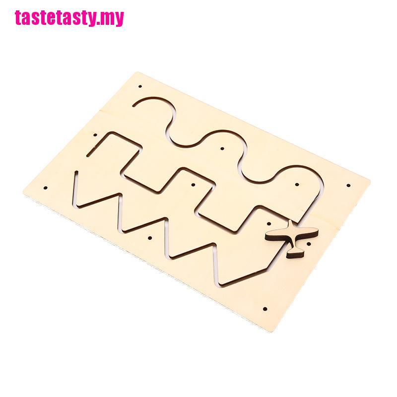TasteBusy Board DIY Track Toys Baby Montessori Sensory Activity Board Access