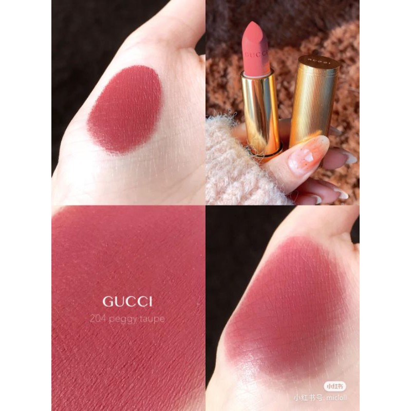 gucci matte 208 swatch