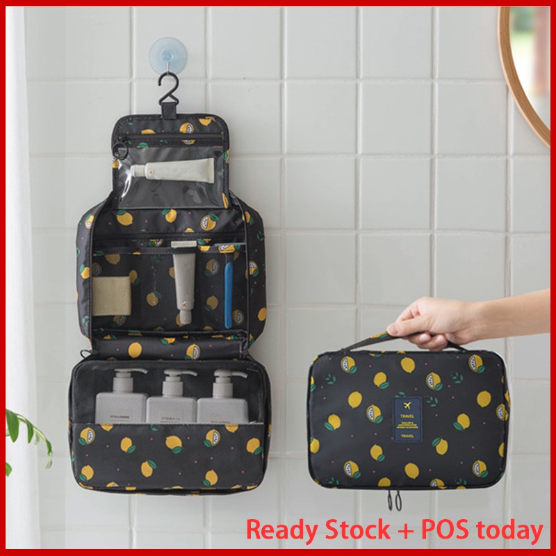 hanging waterproof toiletry bag