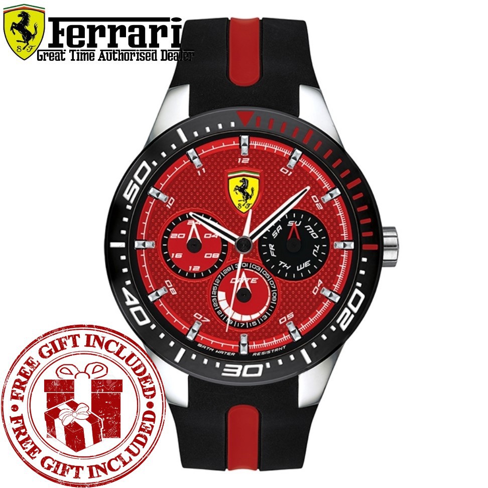 Scuderia Ferrari Watch 0830588 Redrev Shopee Malaysia