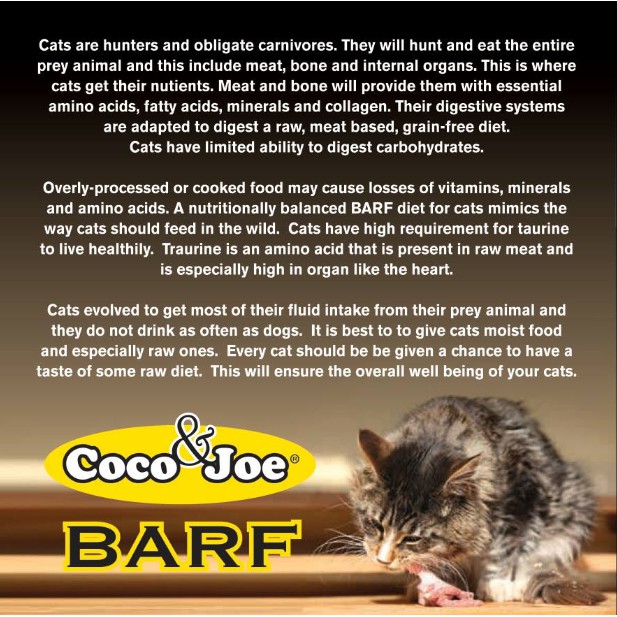 Coco Joe Barf For Cats Wet Food 1kg Shopee Malaysia