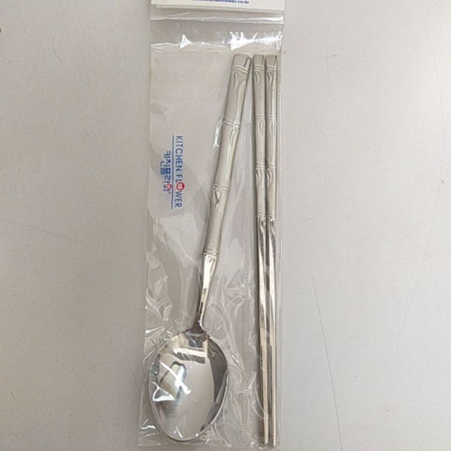 Korean Cutlery Set (Spoon + Chopsticks) Shopee Malaysia