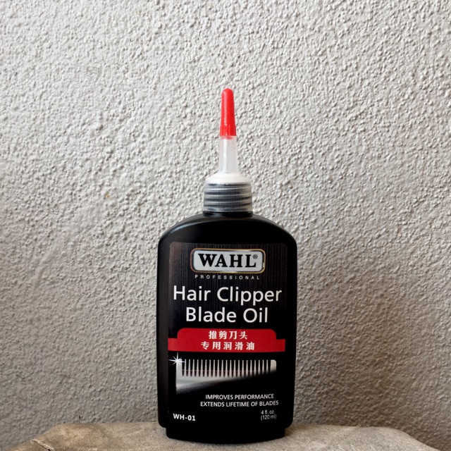 wahl trimmer blade oil