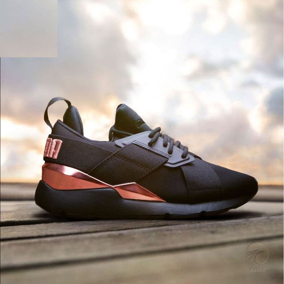 Puma Muse, Black/ Rose Gold 