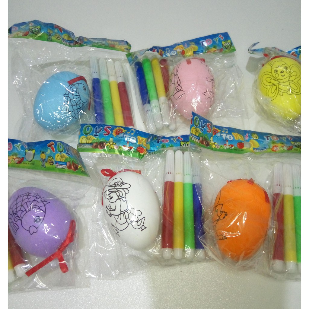 Kids Toy Colouring Egg Toy Door Gift Birthday Party