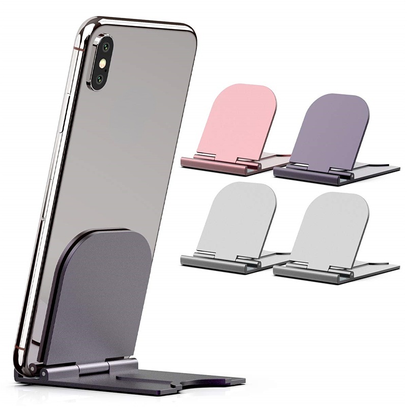 Adjustable Foldable Desktop Phone Stand / Phone Holder Cradle Dock / iPad Kindle Support Bracket / ABS Plastic Desktop Phone Holder