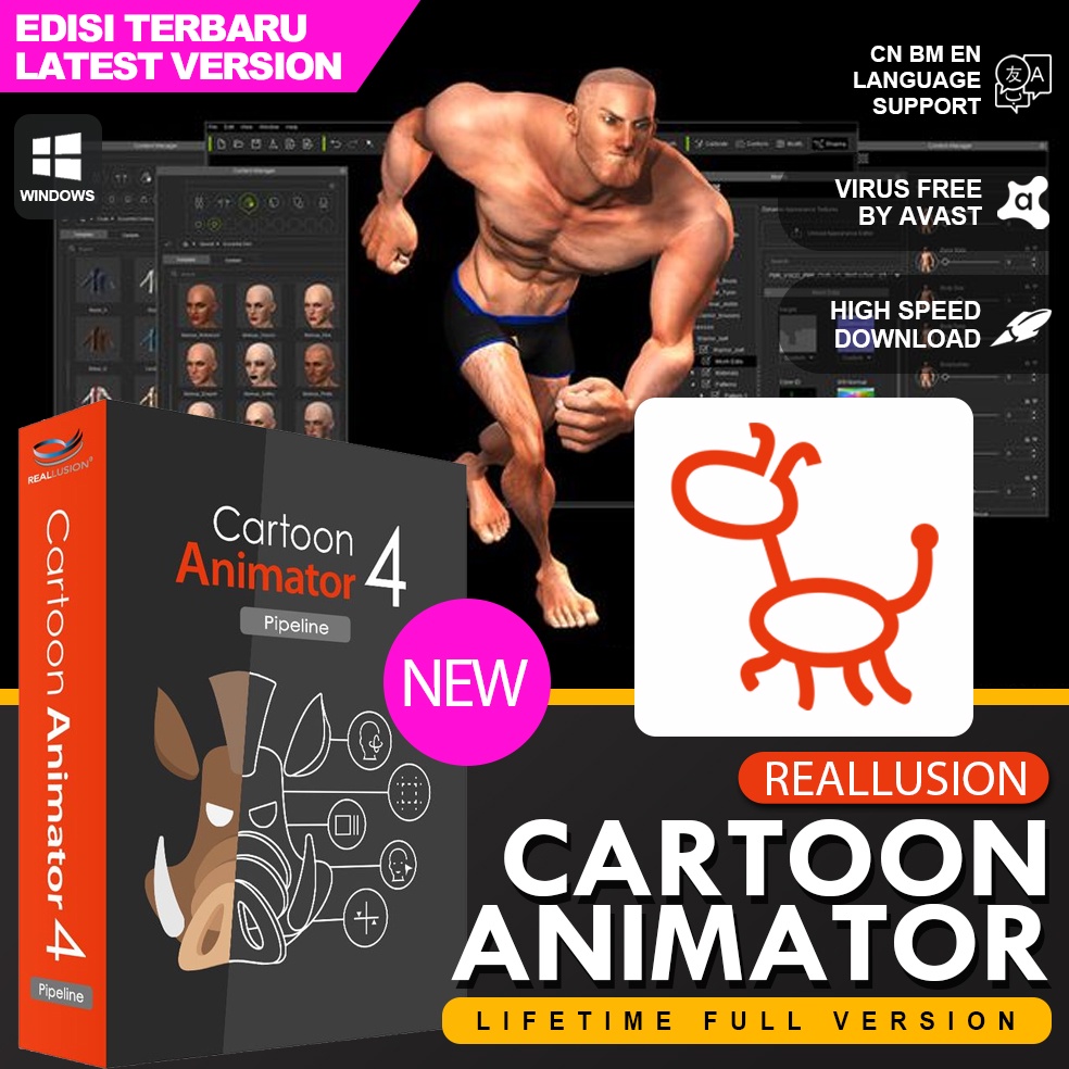 🔥 100% WORKS 🔥 Reallusion Cartoon Animator  for Windows 🔥 𝗟𝗶𝗳𝗲  𝘁𝗶𝗺𝗲 𝗟𝗶𝗰𝗲𝗻𝘀𝗲 | 𝗙𝘂𝗹𝗹 𝗩𝗲𝗿𝘀𝗶𝗼𝗻 | 𝗟𝗮𝘁𝗲𝘀𝘁  𝗨𝗽𝗱𝗮𝘁𝗲𝗱 🔥 | Shopee Malaysia