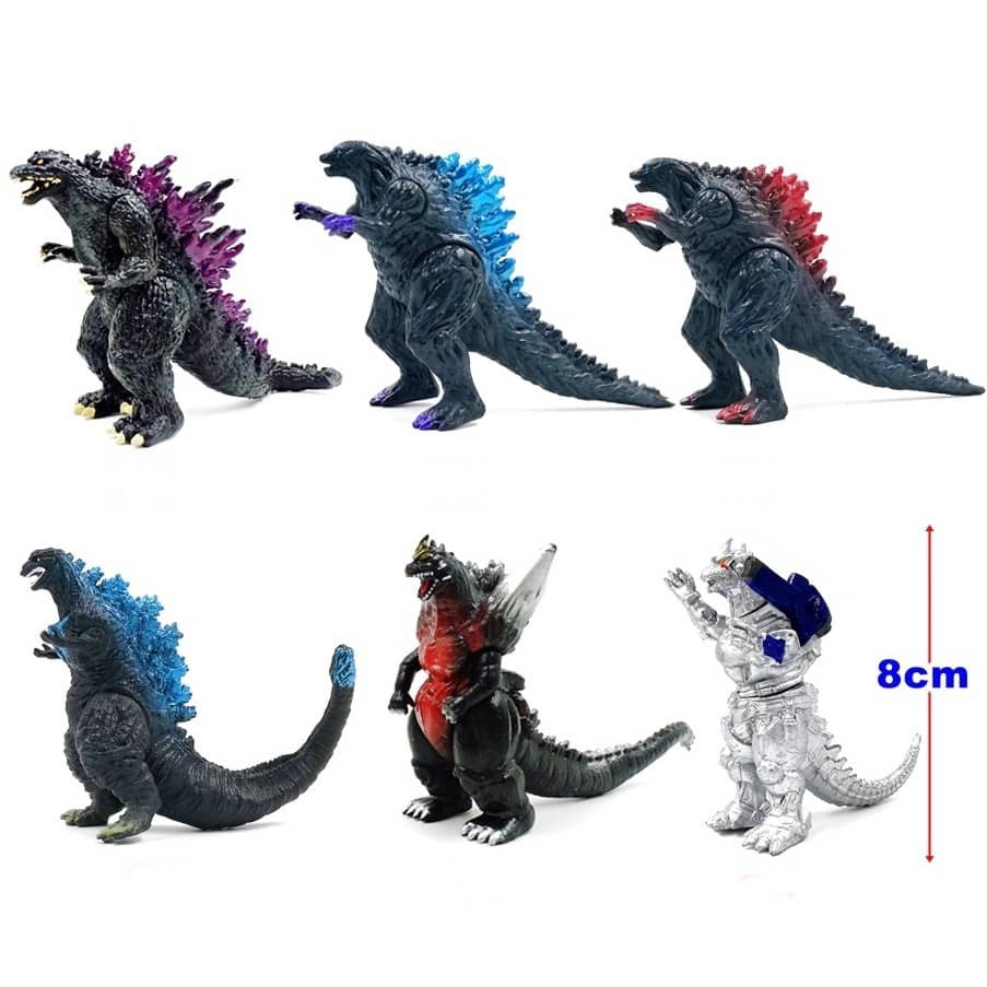 Godzilla Action Figure Toys King Kong King Ghidorah Mechagodzilla King ...