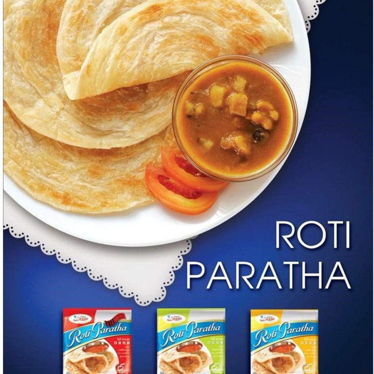 Lazat Roti Paratha Roti Canai Original Frozen Free Dhal 5 S 10 Packs X 400gm Shopee Malaysia
