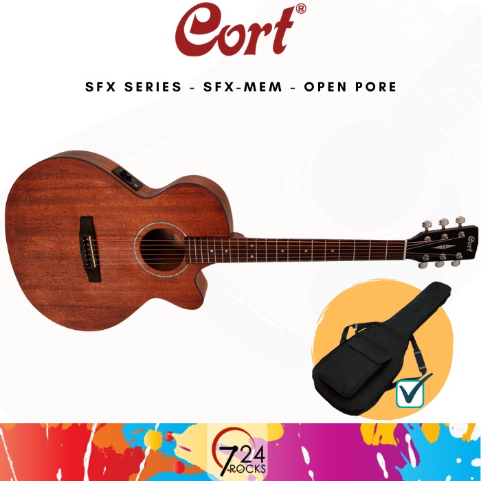 Cort SFX-MEM SFX Series Acoustic - Electric Guitar | Shopee Malaysia