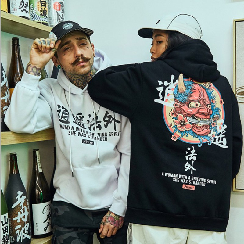 japanese ghost hoodie