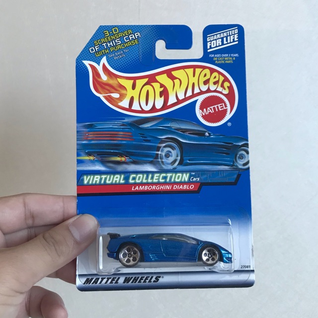 Hot Wheels Lamborghini Diablo Blue | Shopee Malaysia