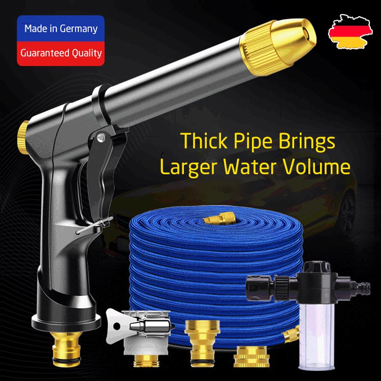 Pressurized Car Wash Sprayer With Flexible Pipe High Pressure Water Gun