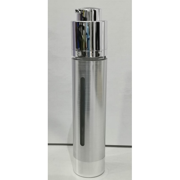 50ml Silver Chrome Airless Pump Bottle packaging - 1 pcs