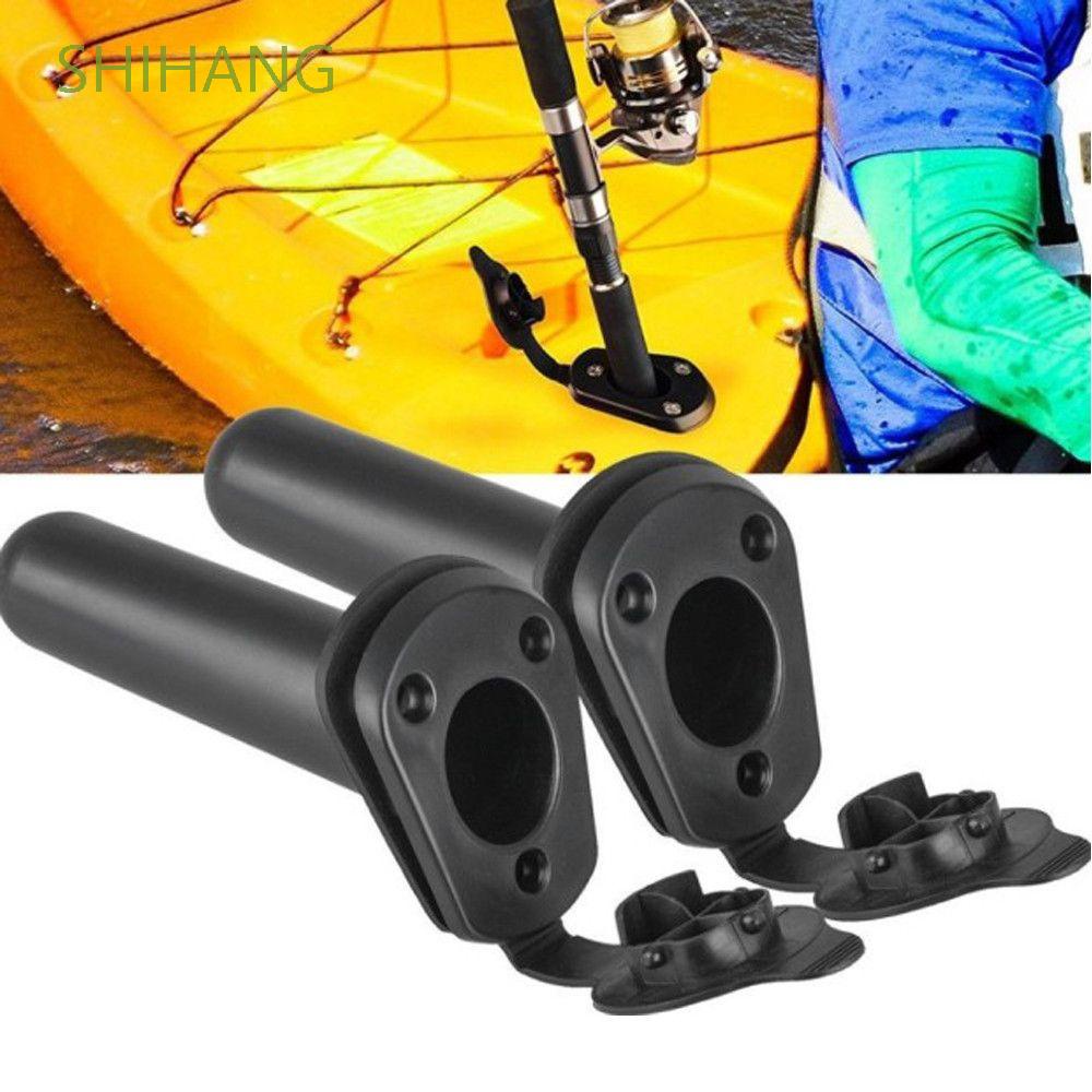 SHIHANG Portable Rod Holder Boat Supplies Stand Fishing Tackle Fixed Bracket Fishing Tools Support for Kayaking Practical Kayak Pole Accessories Base Flush Mount/Multicolor