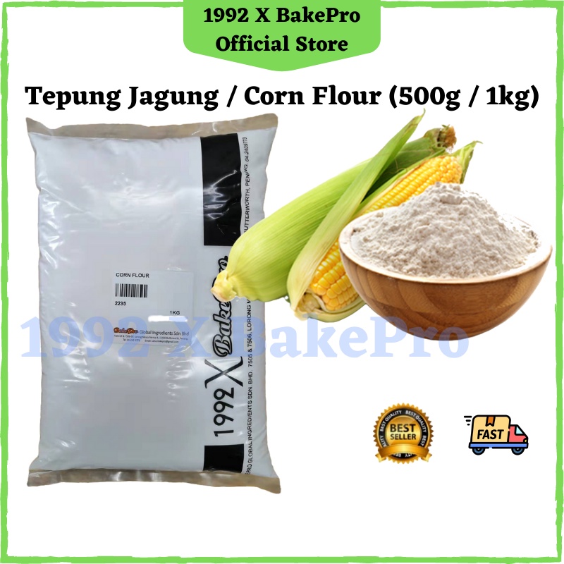 BakePro 500g/1kg Tepung Jagung Corn Flour Corn Starch Shopee Malaysia