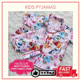 PREMIUM KIDS PYJAMAS VIRAL PYJAMAS BUTANG BAJU  TIDUR  