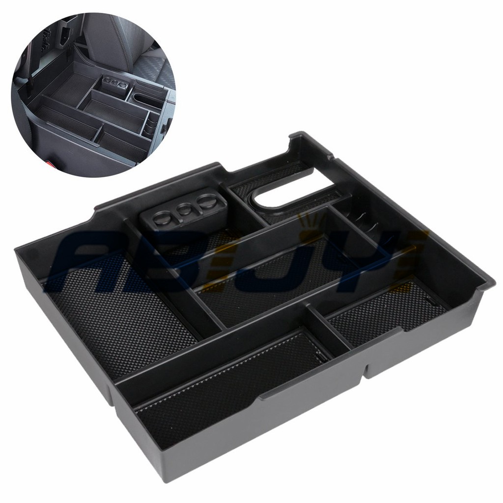 For Toyota Tundra 2014 2019 Car Interior Armrest Storage Central Console Organizer Box