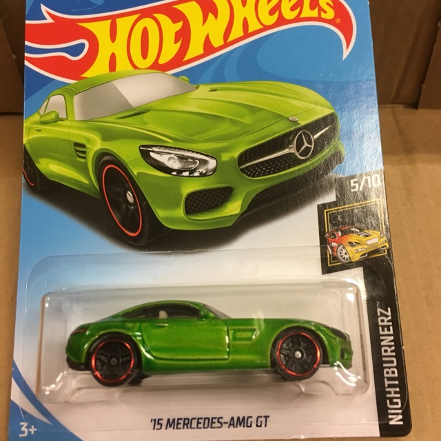 hot wheels 15 mercedes amg gt green