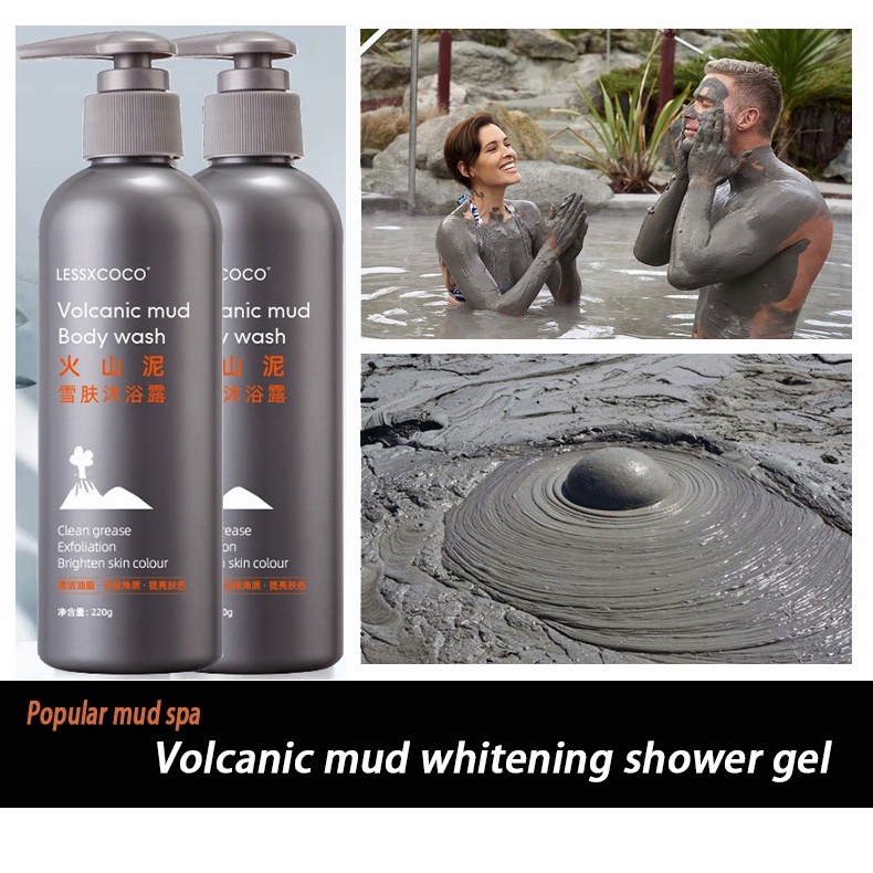 Original Volcanic Mud Body Wash whitening body wash whitening shower