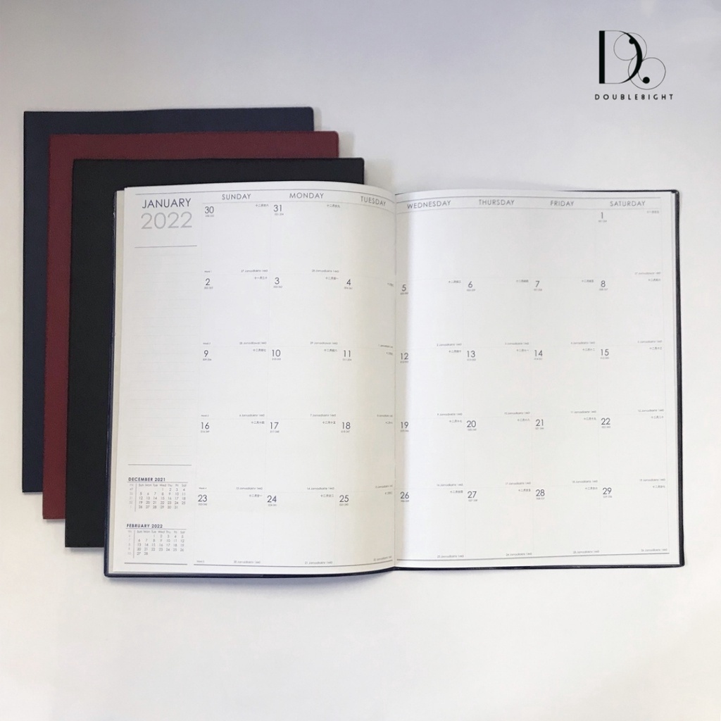 Executive Calendar Planner 2024 A4 Size Corporate Planner Diary with PVC cover